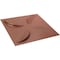 Ekena Millwork 19 5/8in. W x 19 5/8in. H Pinwheel EnduraWall Decorative 3D Wall Panel Covers 2.67 Sq. Ft. WP20X20PIFCP - alternate 5
